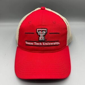 Texas Tech Red Raiders Trucker Hat Men Red NCAA The Game Snap Back Cap New